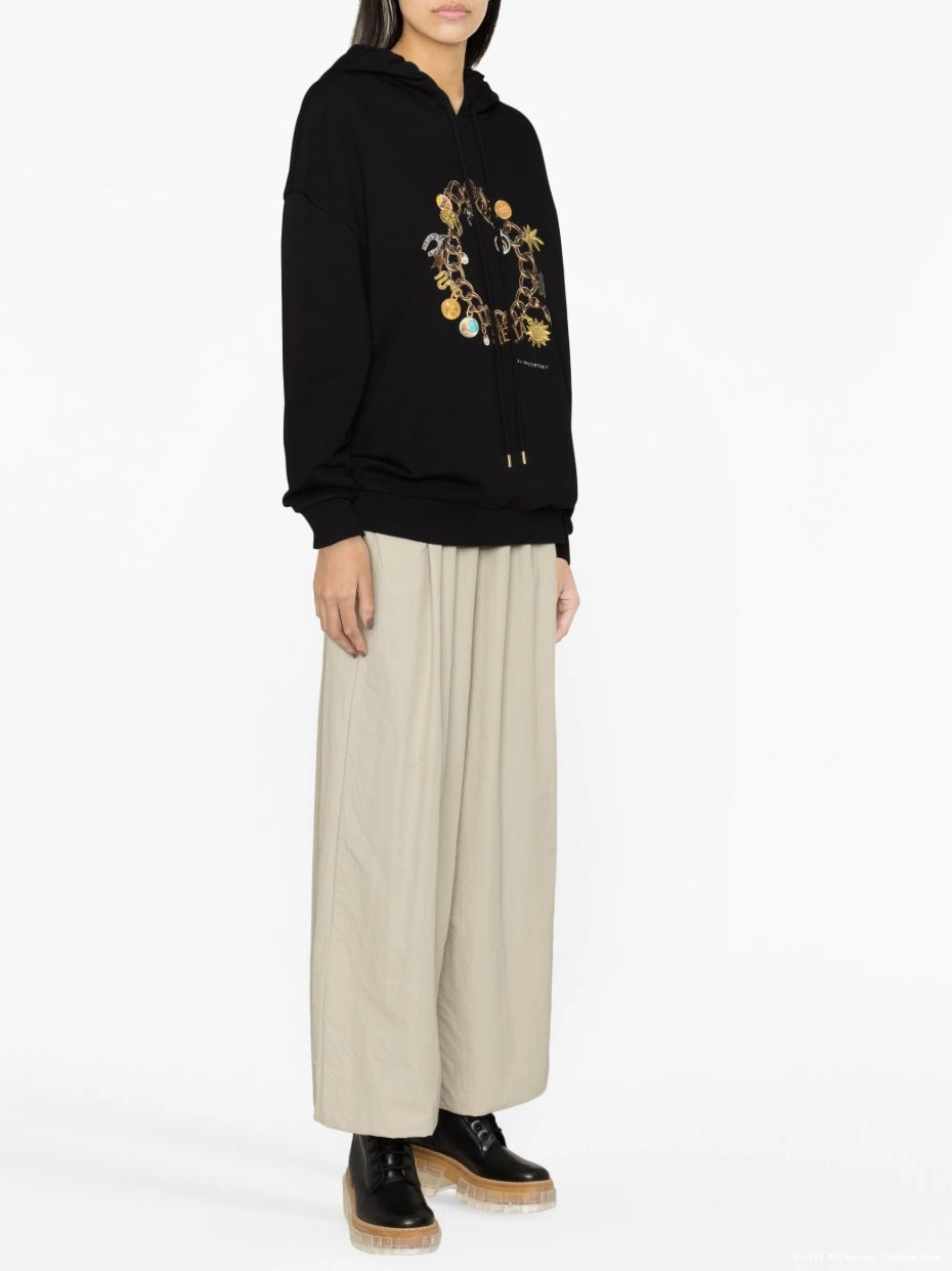 Cheap Women hoodie bracelet-print McCartney cotton Stella 0731